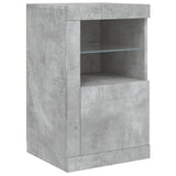 vidaXL Dressoir met LED-verlichting 164x37x67 cm wit