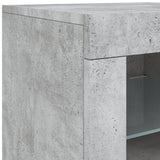 vidaXL Dressoir met LED-verlichting 164x37x67 cm wit