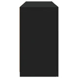 vidaXL Dressoir met LED-verlichting 123x37x67 cm wit