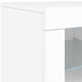 vidaXL Dressoir met LED-verlichting 142,5x37x67 cm wit
