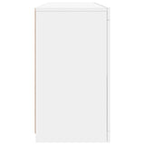 vidaXL Dressoir met LED-verlichting 142,5x37x67 cm wit