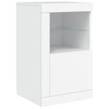 vidaXL Dressoir met LED-verlichting 142,5x37x67 cm wit
