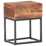 vidaXL Nightstand 40x30x50 cm rough acacia wood