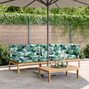 vidaXL 3-piece Pallet Lounge Set with Cushions Solid Acacia Wood