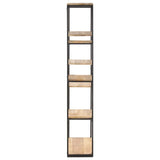 vidaXL Boekenkast 80x30x180 cm ruw mangohout