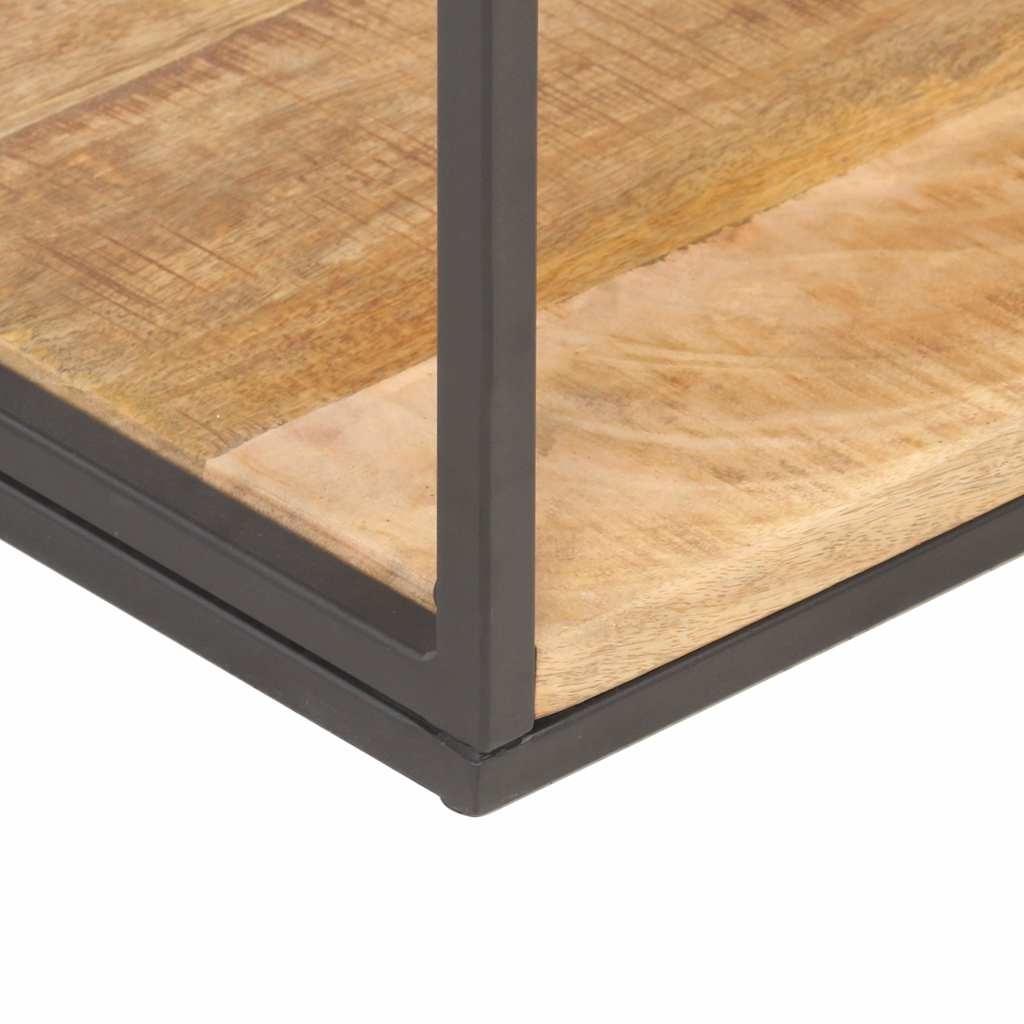 vidaXL Boekenkast 80x30x180 cm ruw mangohout
