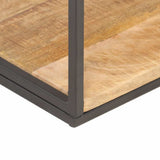 vidaXL Boekenkast 80x30x180 cm ruw mangohout