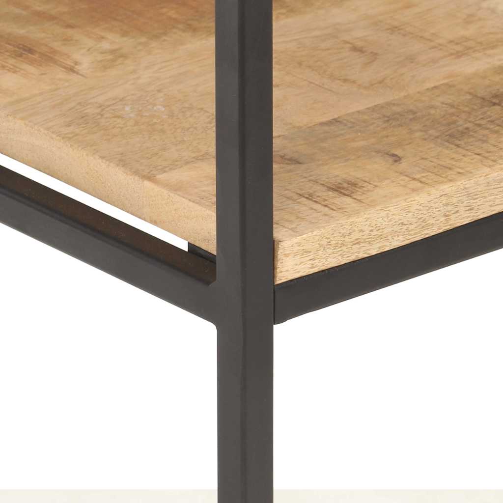 vidaXL Boekenkast 80x30x180 cm ruw mangohout