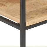 vidaXL Boekenkast 80x30x180 cm ruw mangohout
