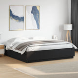 vidaXL Bedframe massief hout wit 200x200 cm