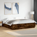 vidaXL Cadre de lit massif blanc 200x200 cm