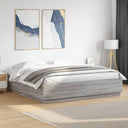 vidaXL Cadre de lit massif blanc 200x200 cm
