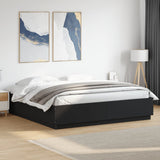 vidaXL Bedframe massief hout wit 200x200 cm