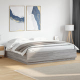 vidaXL Bedframe massief hout wit 200x200 cm