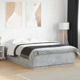 vidaXL Bedframe massief hout wit 200x200 cm