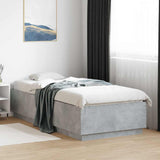 vidaXL Bedframe massief hout wit 200x200 cm