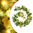 vidaXL Collier de serrage avec lampes LED 2,7 m PVC vert