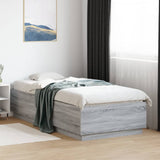 vidaXL Bedframe massief hout wit 200x200 cm