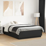 vidaXL Bedframe massief hout wit 200x200 cm