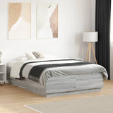 vidaXL Bedframe massief hout wit 200x200 cm