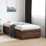 vidaXL Bedframe massief hout wit 200x200 cm