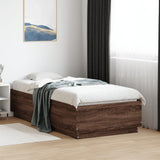 vidaXL Bedframe massief hout wit 200x200 cm