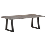 vidaXL Salontafel met natuurlijke randen 60x60x40 cm acaciahout