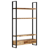 vidaXL Tall cabinet 118x30x200 cm solid rough mango wood