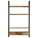 vidaXL Tall cabinet 118x30x200 cm solid rough mango wood