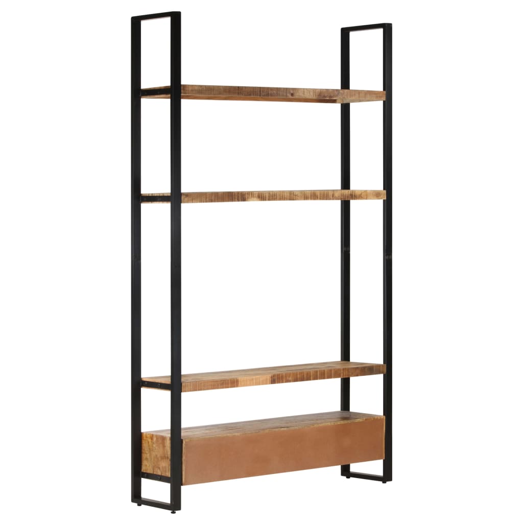 vidaXL Tall cabinet 118x30x200 cm solid rough mango wood