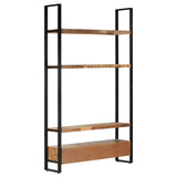 vidaXL Tall cabinet 118x30x200 cm solid rough mango wood