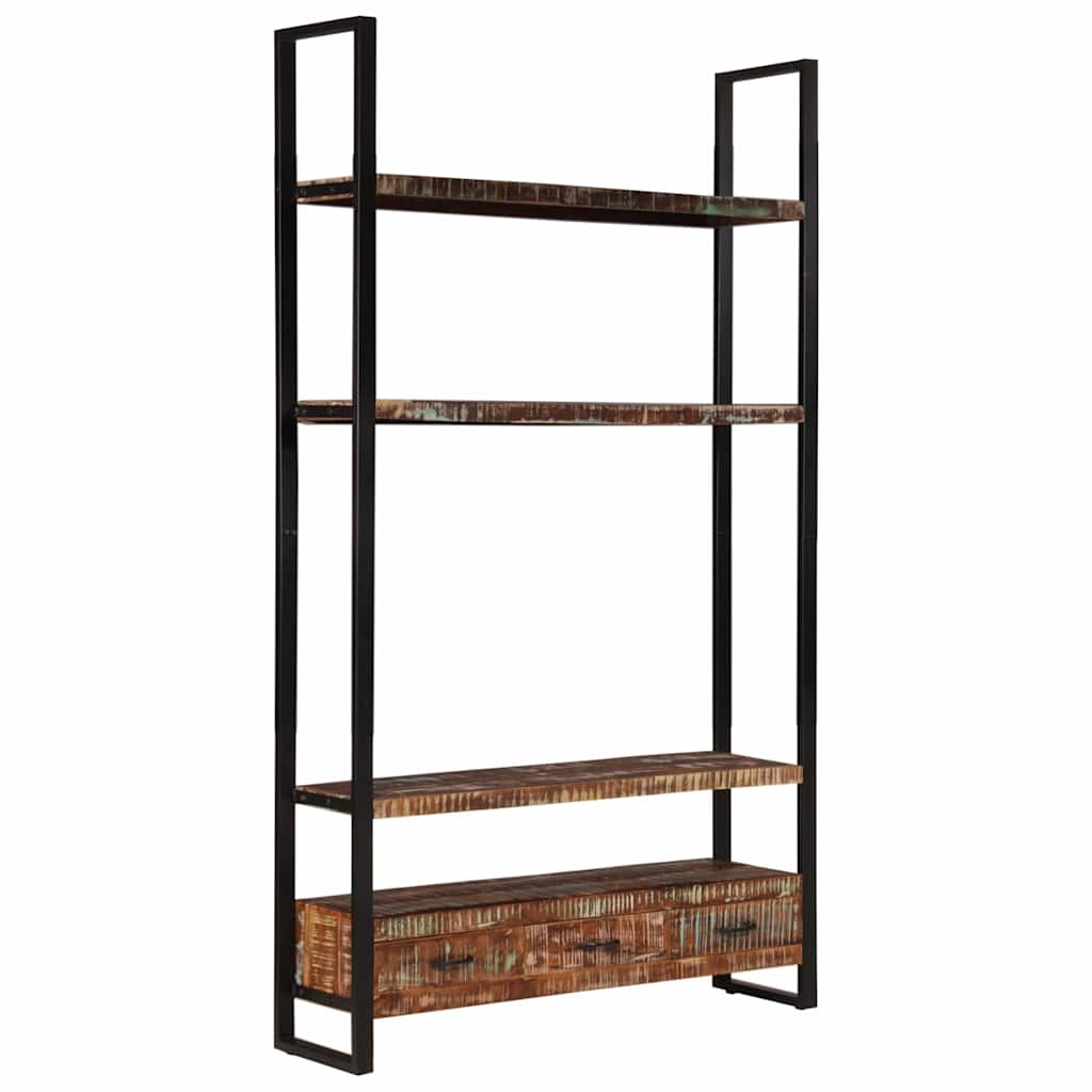 vidaXL Tall cabinet 118x30x200 cm solid rough mango wood