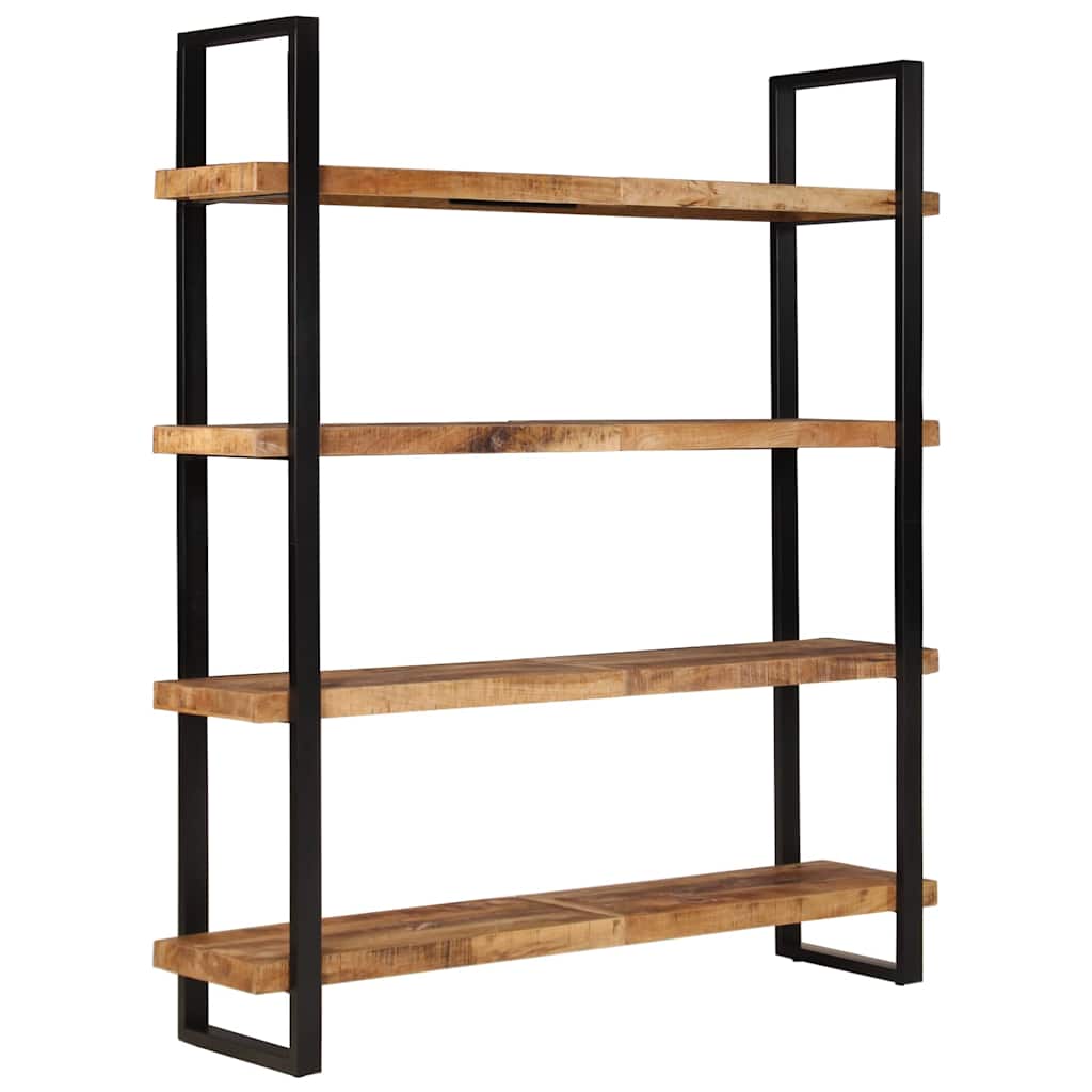 vidaXL Boekenkast met 4 schappen 160x40x180 cm ruw mangohout
