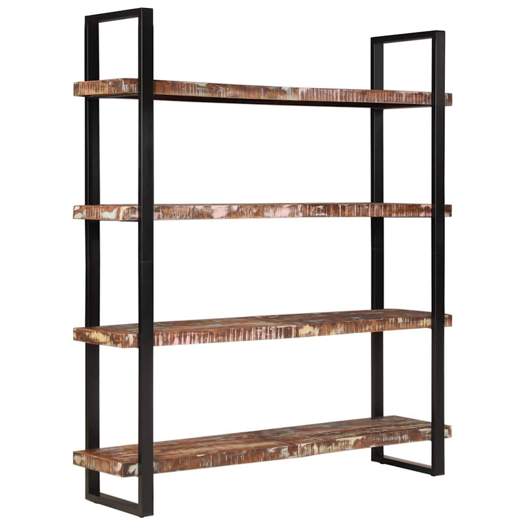 vidaXL Boekenkast met 4 schappen 160x40x180 cm ruw mangohout