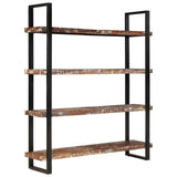 vidaXL Boekenkast met 4 schappen 160x40x180 cm ruw mangohout