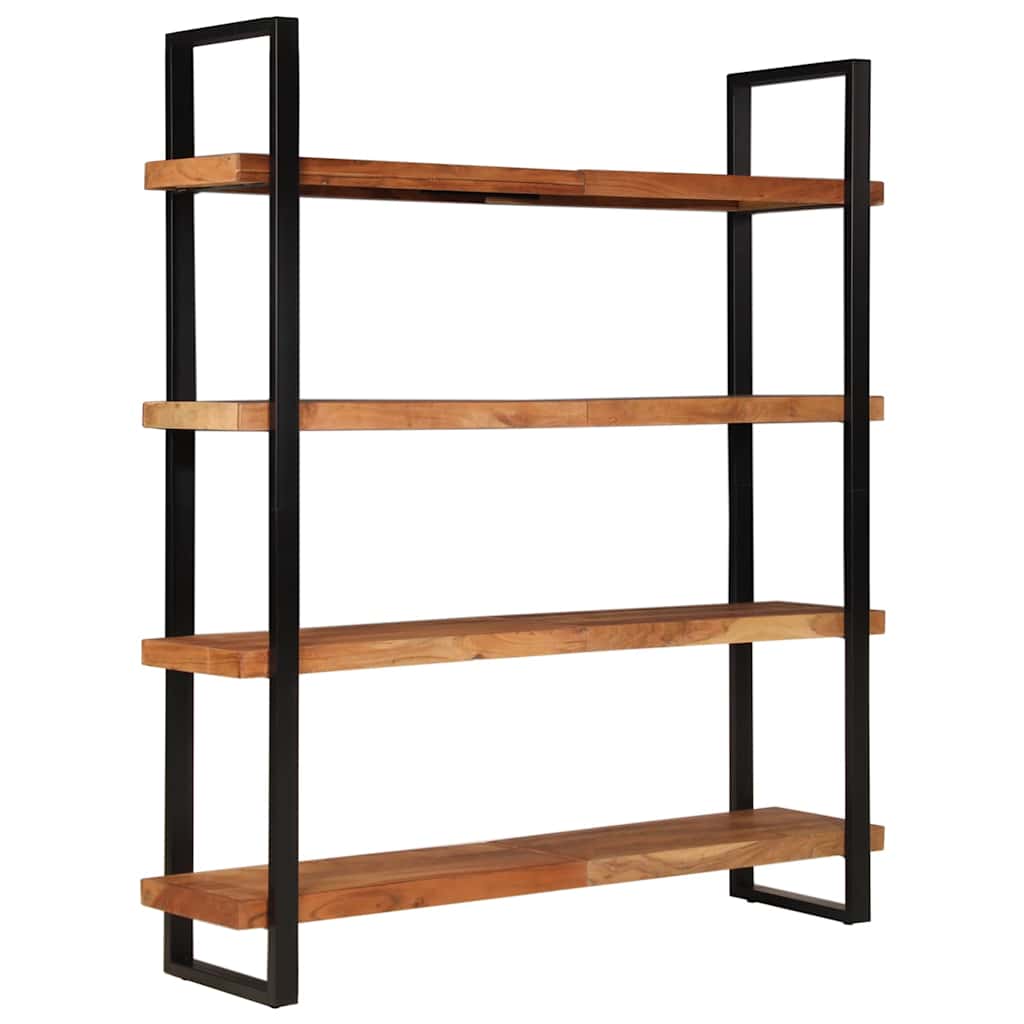 vidaXL Boekenkast met 4 schappen 160x40x180 cm ruw mangohout