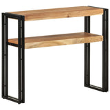 vidaXL Wandtafel 90x30x75 cm ruw mangohout