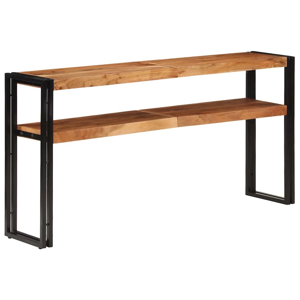 vidaXL Wandtafel 90x30x75 cm ruw mangohout