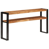 vidaXL Wandtafel 90x30x75 cm ruw mangohout