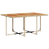 vidaXL 9-delige Tuinset poly rattan zwart