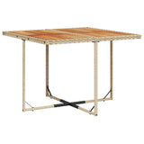 vidaXL 9-delige Tuinset poly rattan zwart