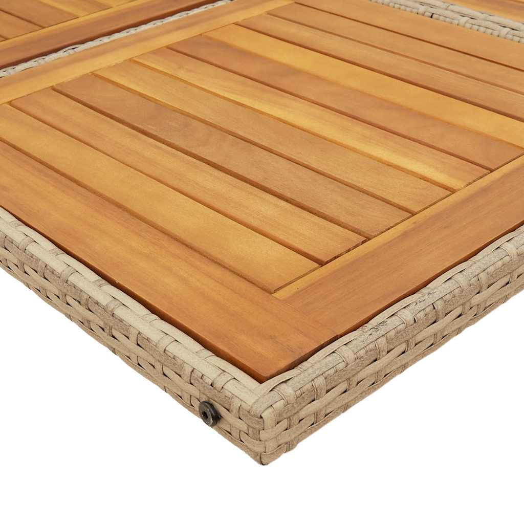 vidaXL 9-delige Tuinset poly rattan zwart