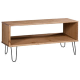 vidaXL Salontafel New York massief grenenhout lichthoutkleurig