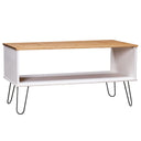 vidaXL Salontafel New York massief grenenhout lichthoutkleurig