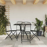 vidaXL 3-Piece Garden Dining Set Mesh Anthracite