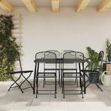 vidaXL 3-Piece Garden Dining Set Mesh Anthracite
