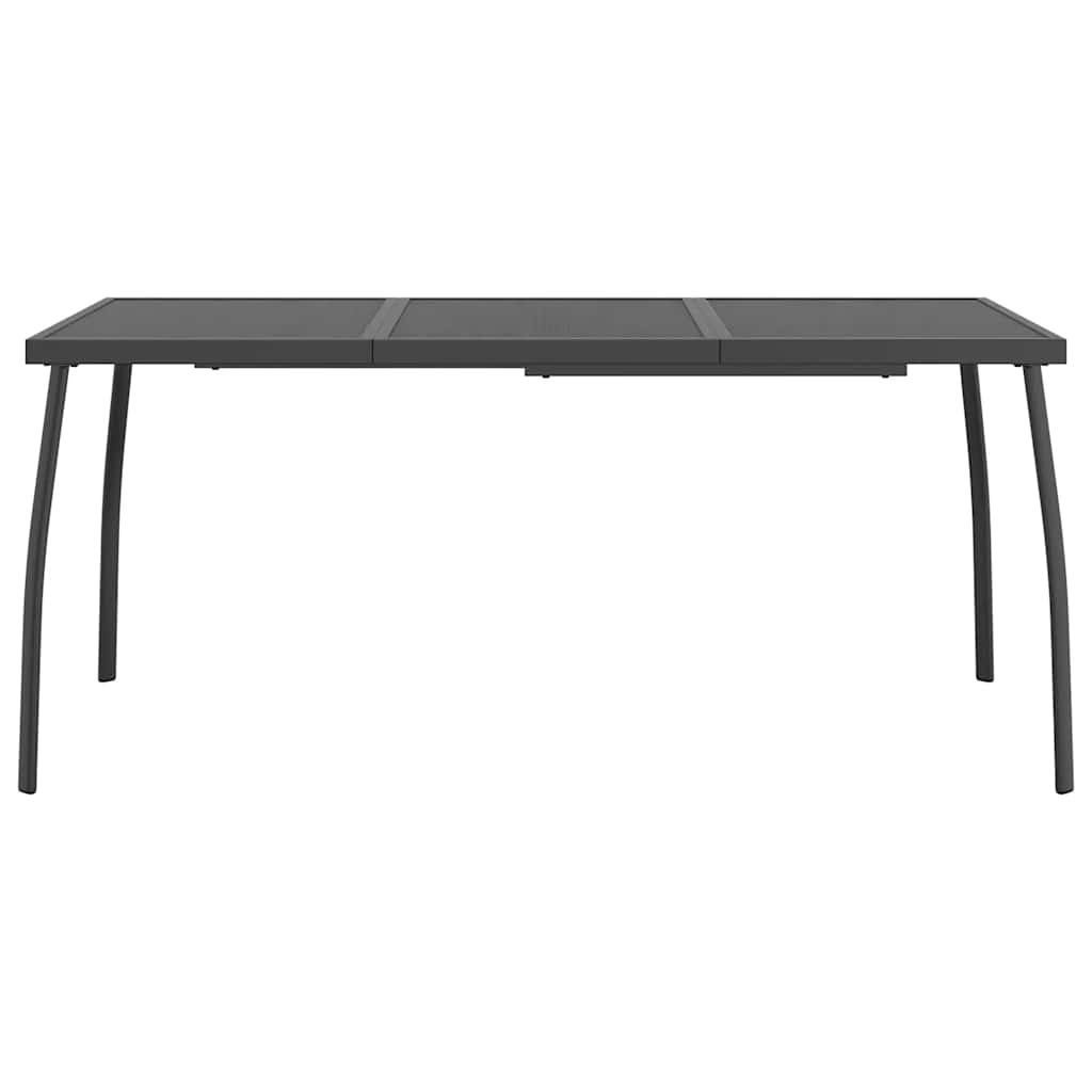 vidaXL 3-Piece Garden Dining Set Mesh Anthracite