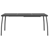 vidaXL 3-Piece Garden Dining Set Mesh Anthracite