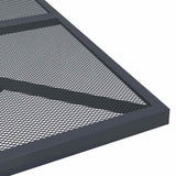 vidaXL 3-delige Tuinset metaal gaas antracietkleurig