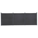 vidaXL Schuttingpaneelset 180x186 cm HKC bruin